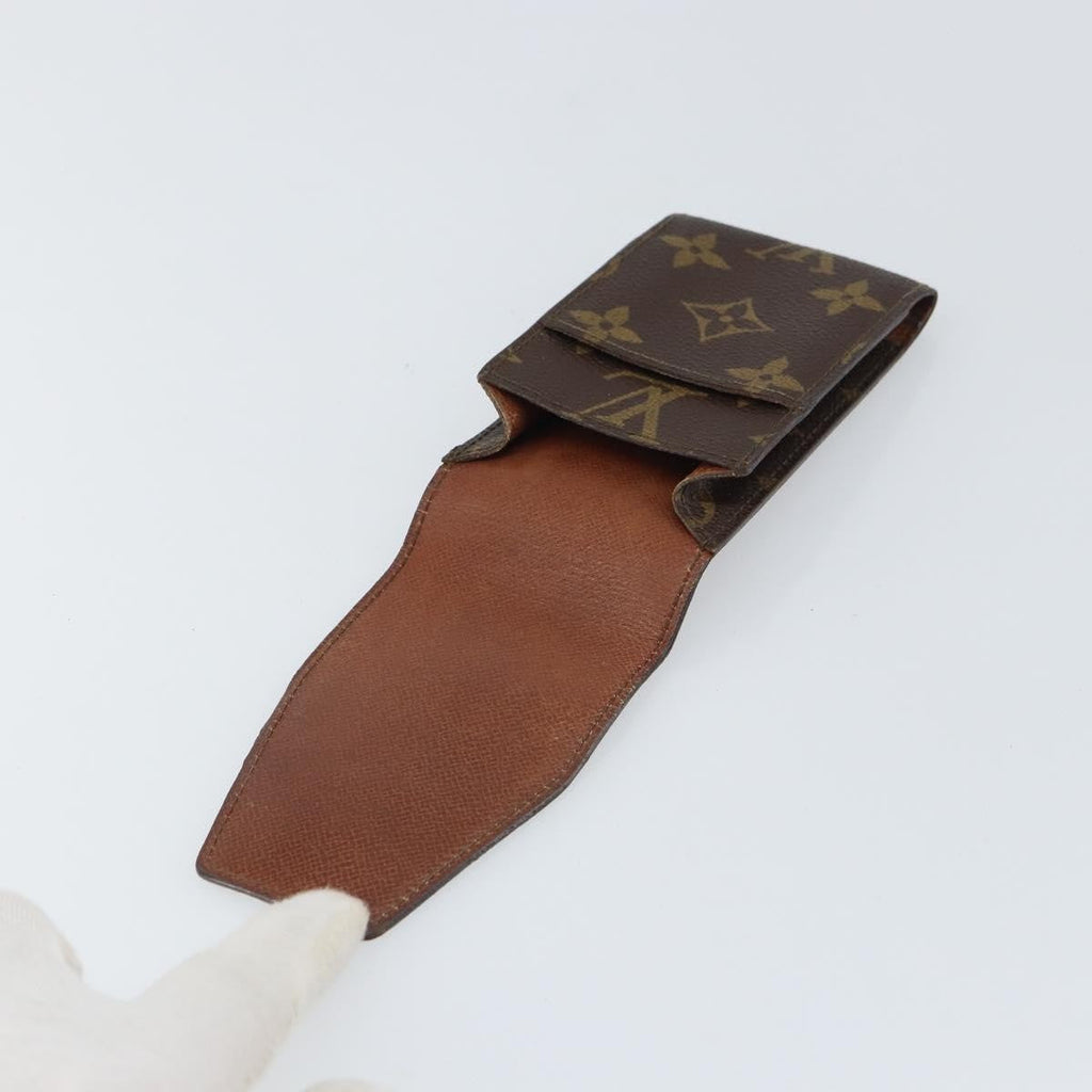 Louis Vuitton Etui Cigarette Case Monogram Canvas Brown Canvas Wallets Accessory