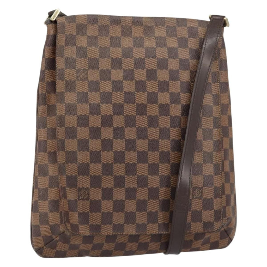 Louis Vuitton Musette Handbag Damier Brown Canvas Shoulder Bag