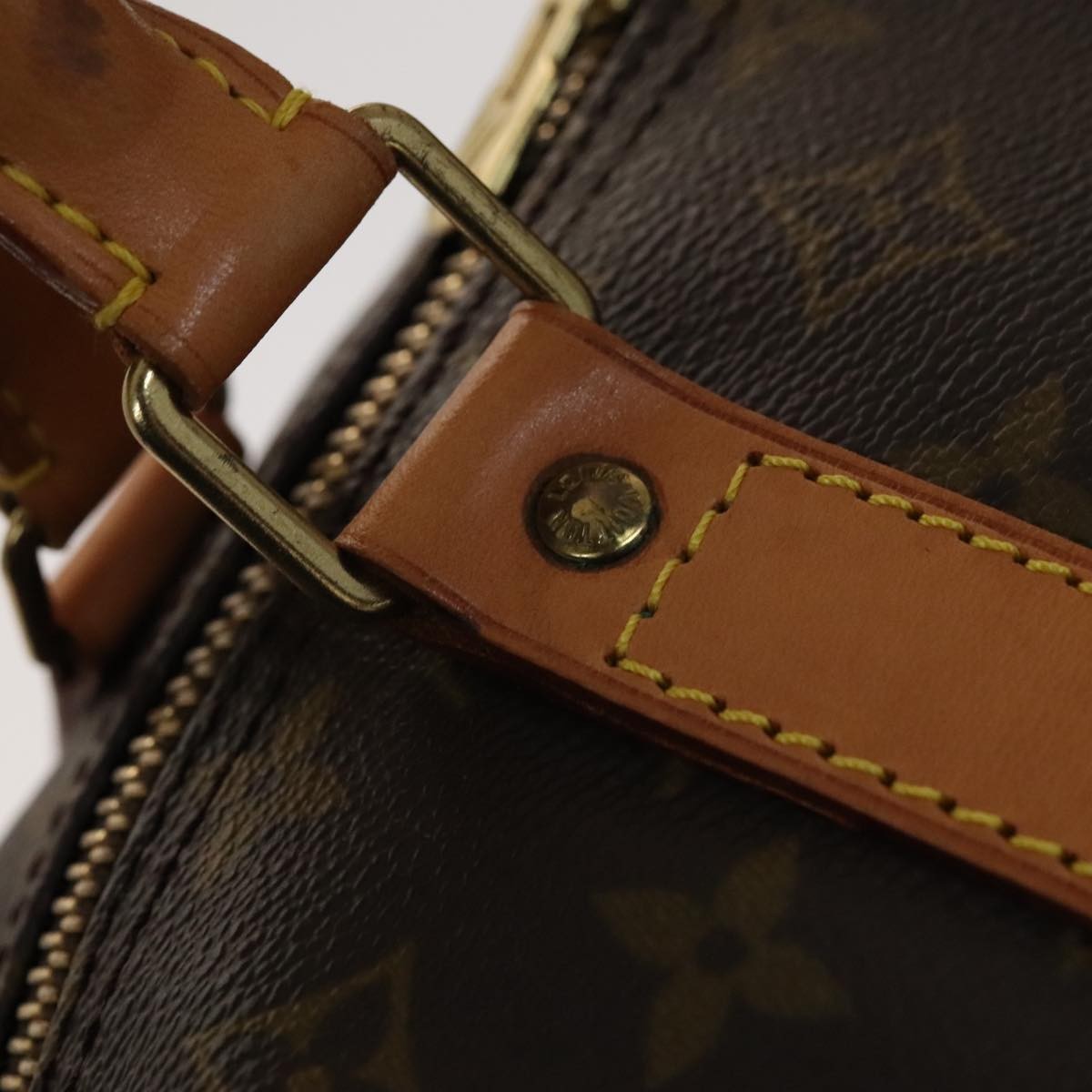 Louis Vuitton Keepall Bag Monogram Canvas Brown Canvas Travel Bag