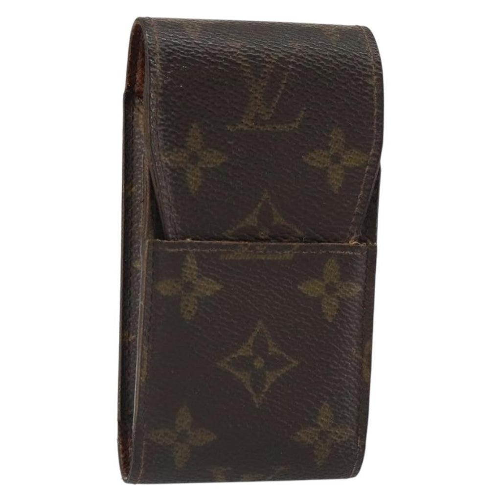 Louis Vuitton Cigarette Case Monogram Canvas Brown Canvas Clutche & Pouche Bag