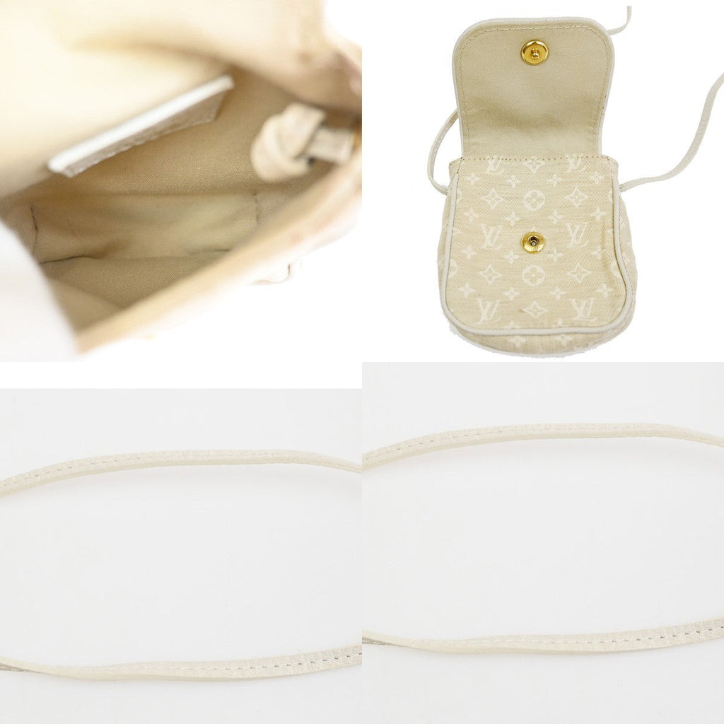 Louis Vuitton Cancun Pochette Monogram Mini Canvas Beige Canvas Clutche & Pouche Bag