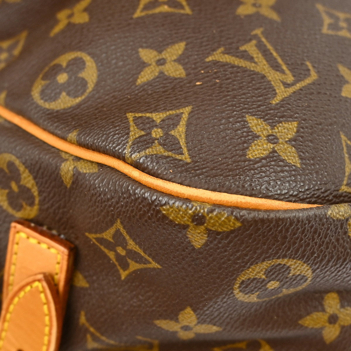 Louis Vuitton Saumur Handbag Monogram Canvas Brown Canvas Shoulder Bag