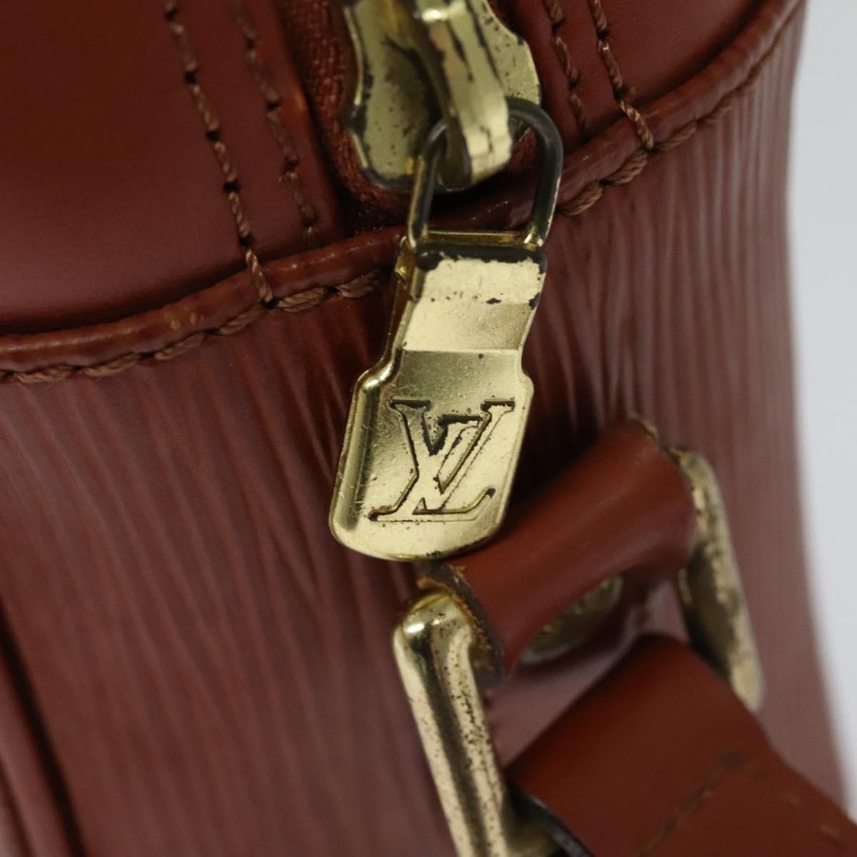 Louis Vuitton Trocadero Handbag Epi Leather Brown Leather Shoulder Bag