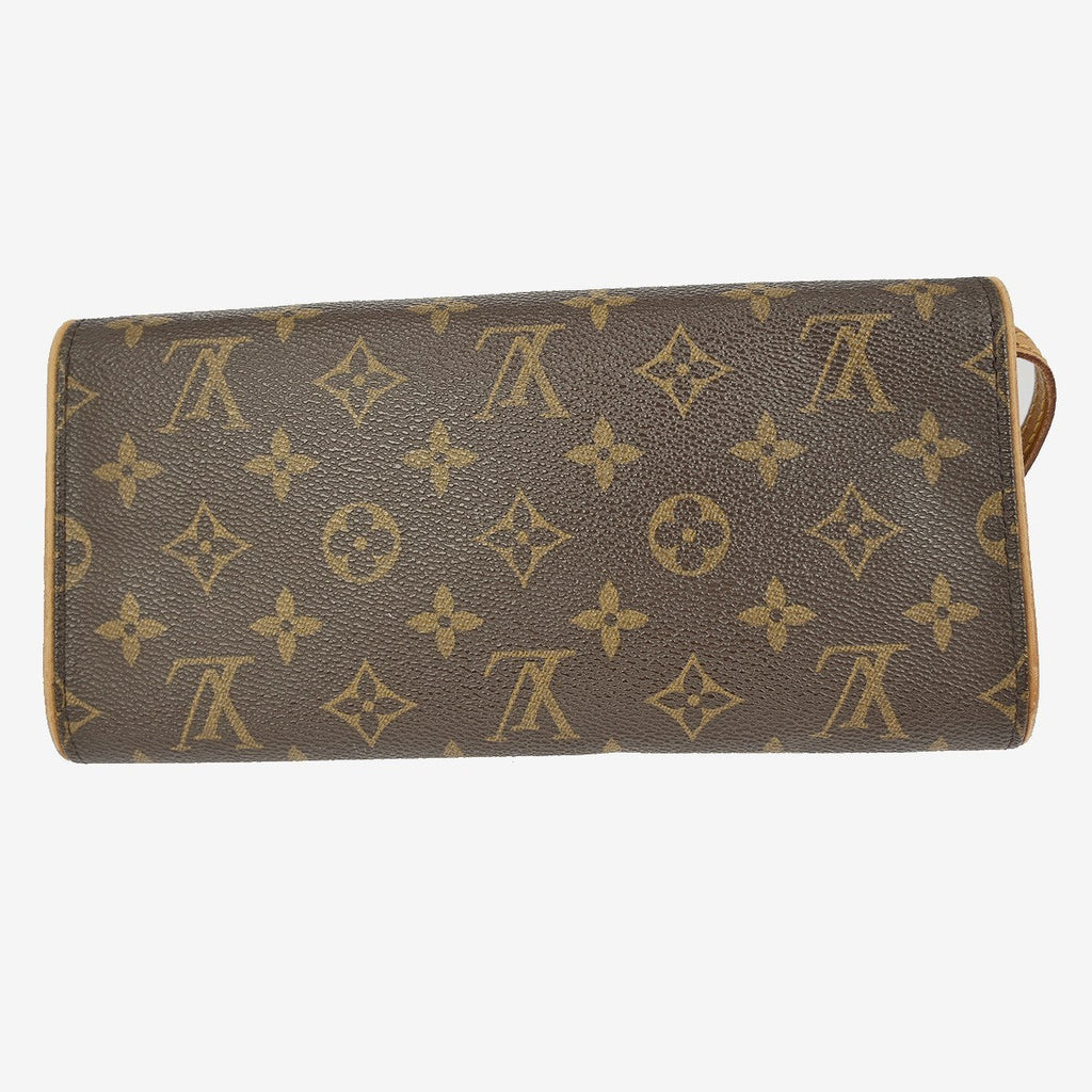 Louis Vuitton Twin Handbag Monogram Canvas Brown Canvas Clutche & Pouche Bag