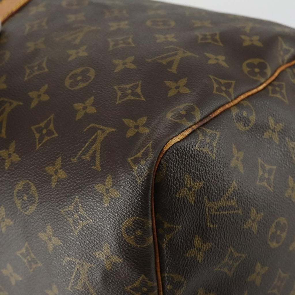 Louis Vuitton Keepall Bag Monogram Canvas Brown Canvas Travel Bag