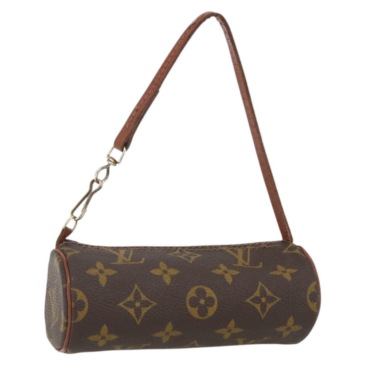Louis Vuitton Papillon Pochette Monogram Canvas Brown Canvas Clutche & Pouche Bag