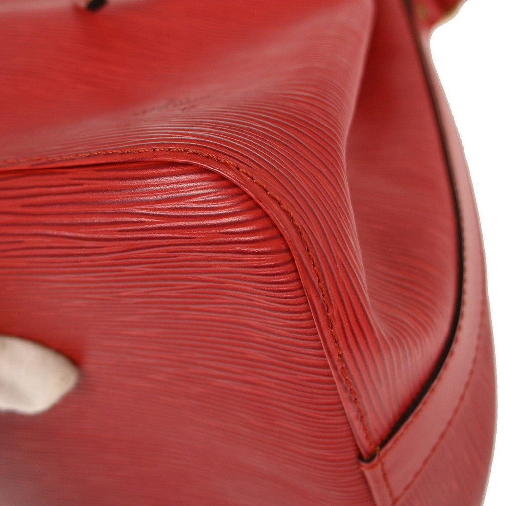 Louis Vuitton Noe Handbag Epi Leather Red Leather Shoulder Bag
