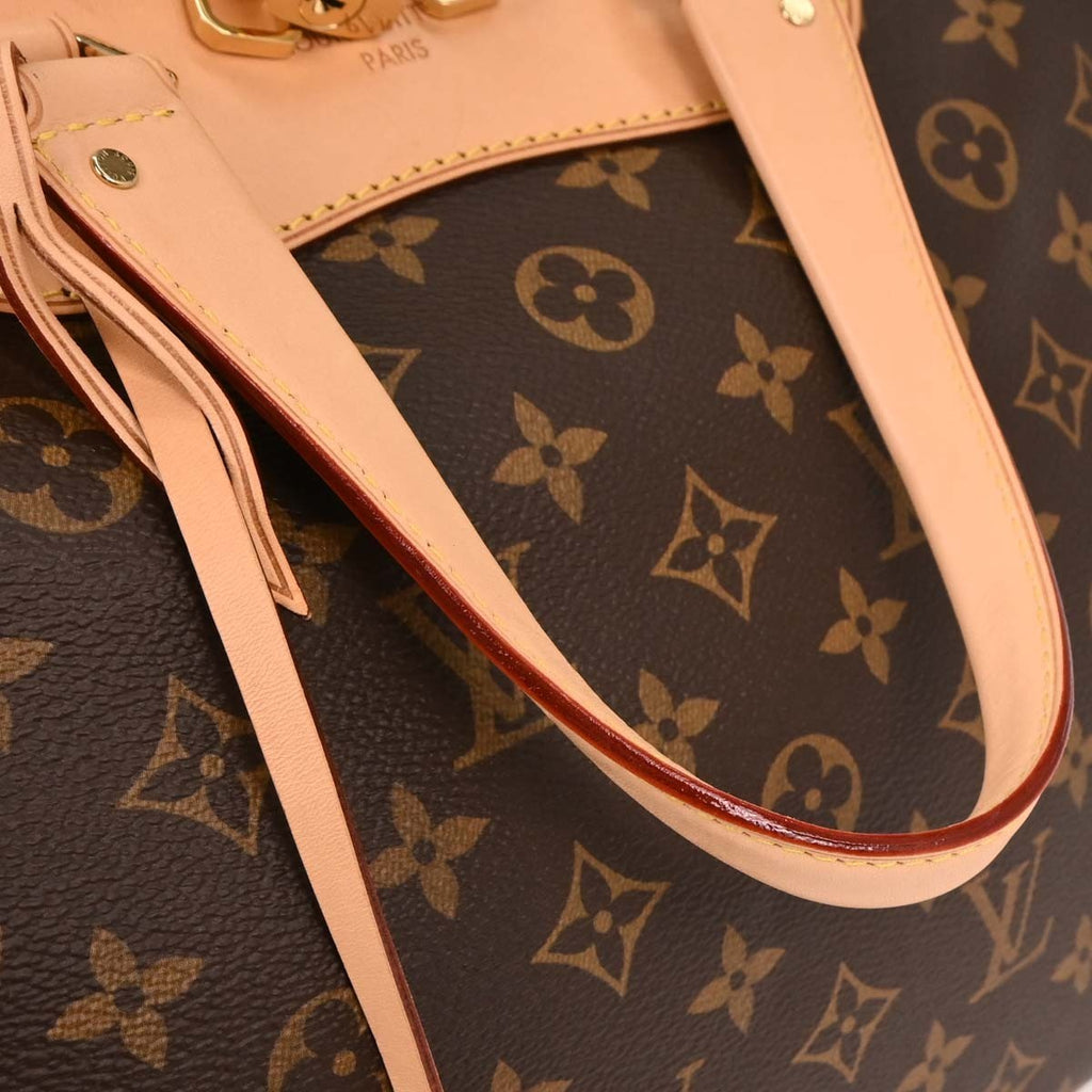 Louis Vuitton Retiro Handbag Monogram Canvas Brown Canvas Handbag
