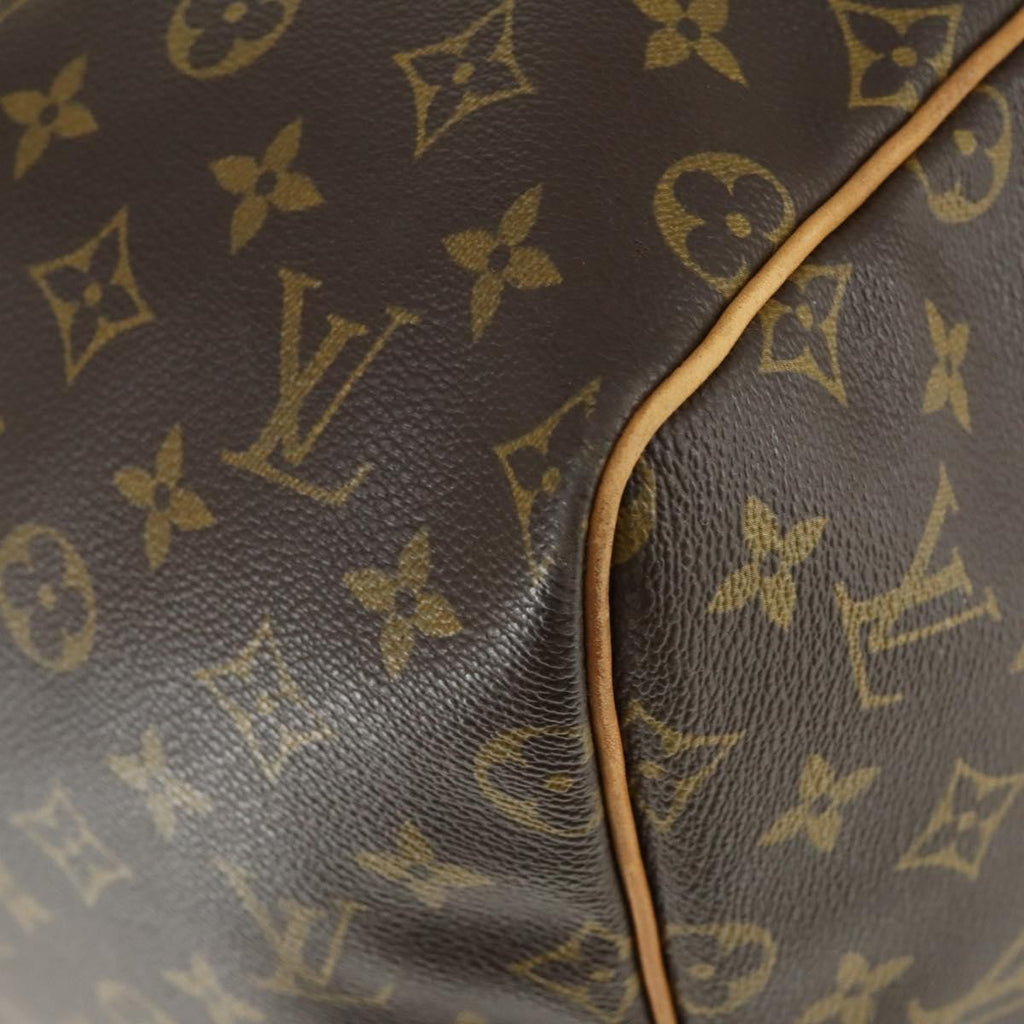 Louis Vuitton Keepall Bag Monogram Canvas Brown Canvas Travel Bag