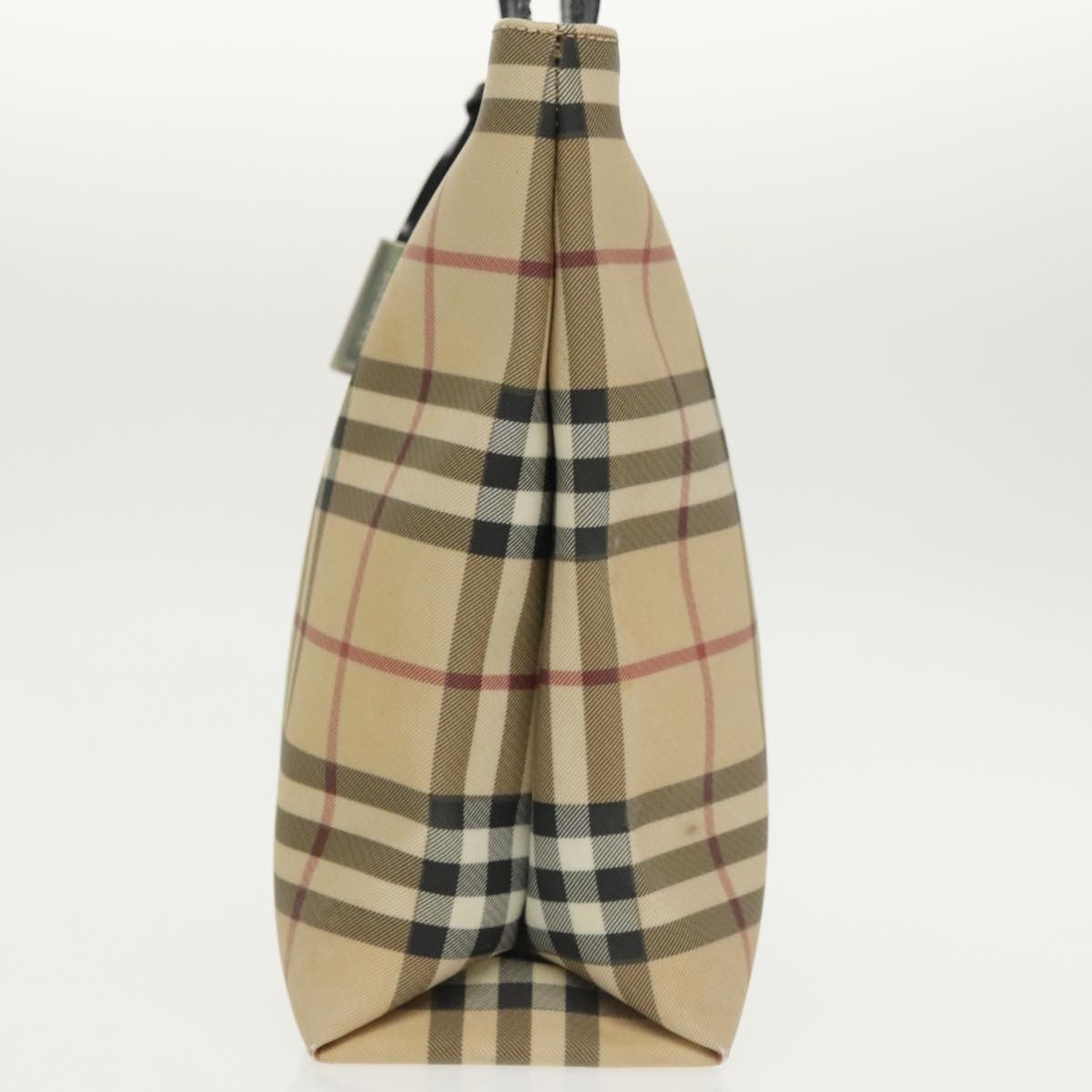 Burberry Nova Check Tote Canvas And Leather Beige Pvc Tote Bag