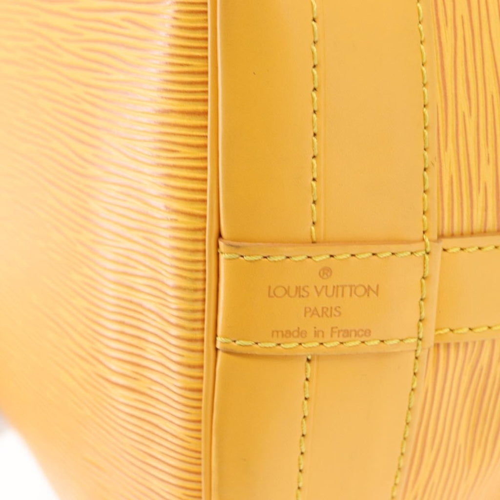 Louis Vuitton Noe Handbag Epi Leather Yellow Leather Shoulder Bag