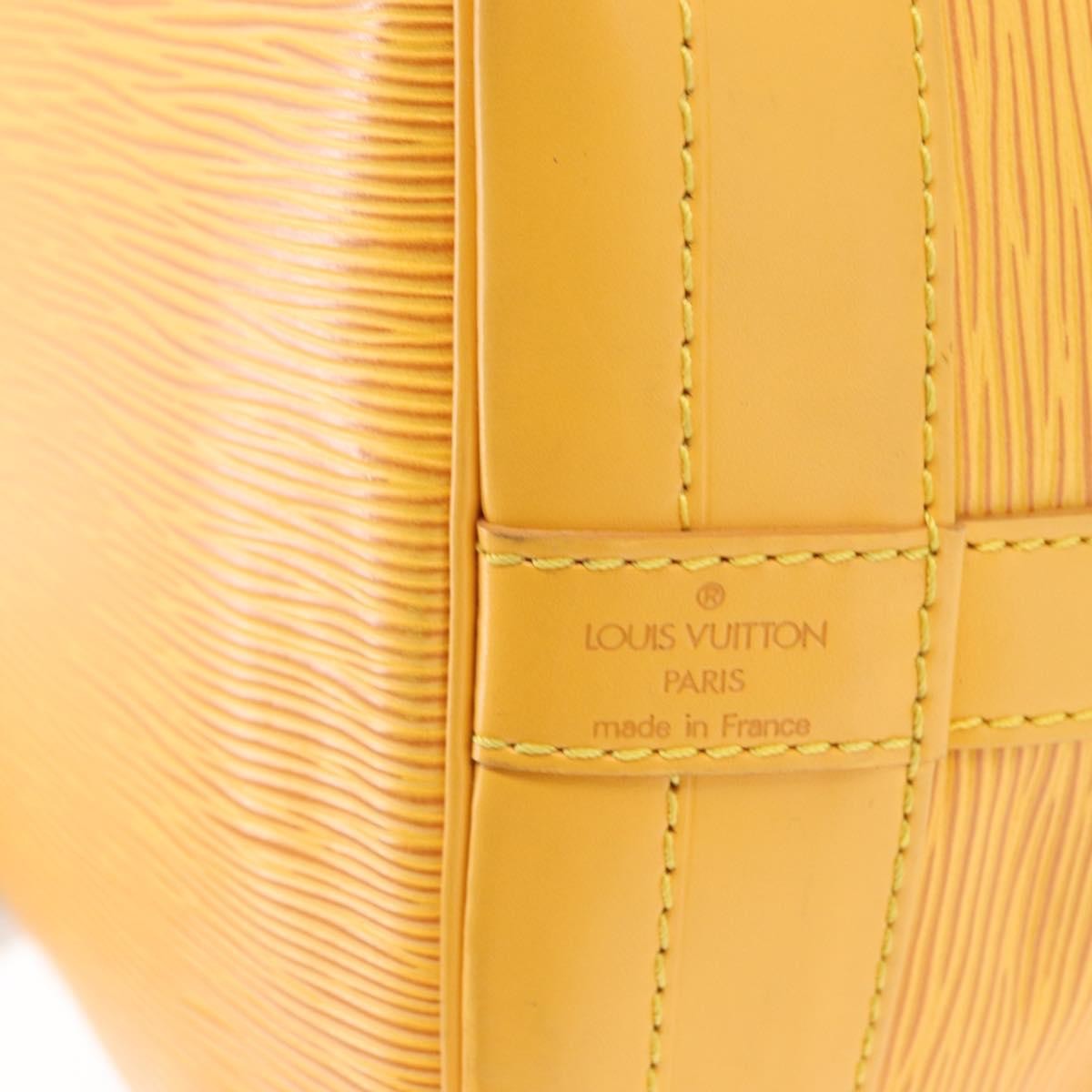 Louis Vuitton Noe Handbag Epi Leather Yellow Leather Shoulder Bag
