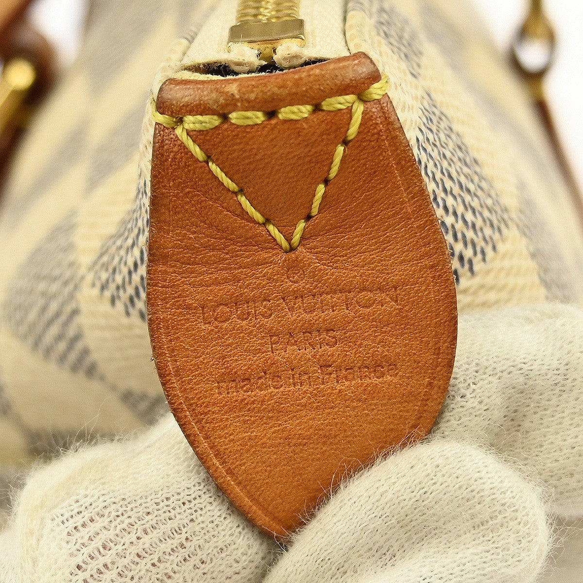 Louis Vuitton Totally Handbag Damier White Canvas Tote Bag