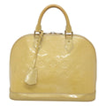 Louis Vuitton Alma Handbag Patent Leather Yellow Patent_Leather Handbag