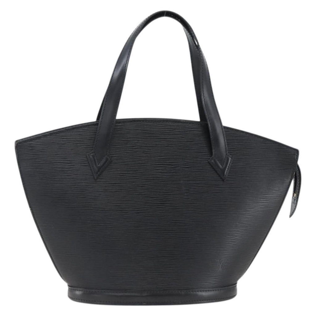 Louis Vuitton Saint Jacques Handbag Epi Leather Black Leather Handbag