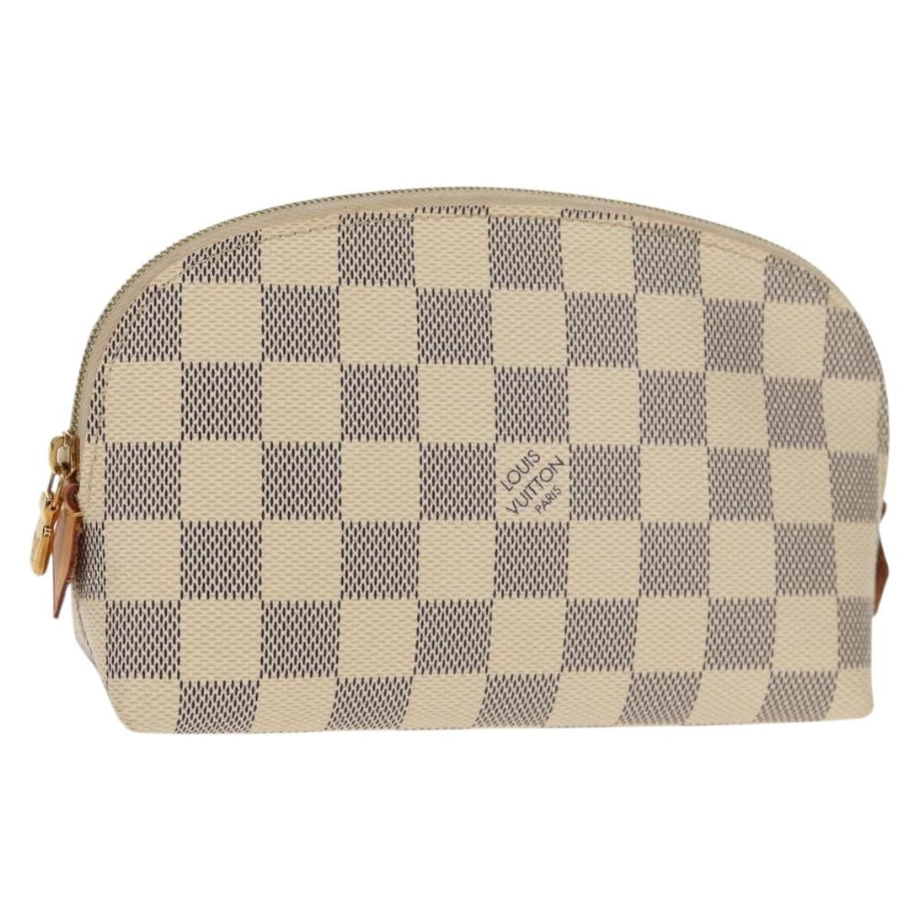 Louis Vuitton Cosmetic Pouch Damier Beige Canvas Clutche & Pouche Bag