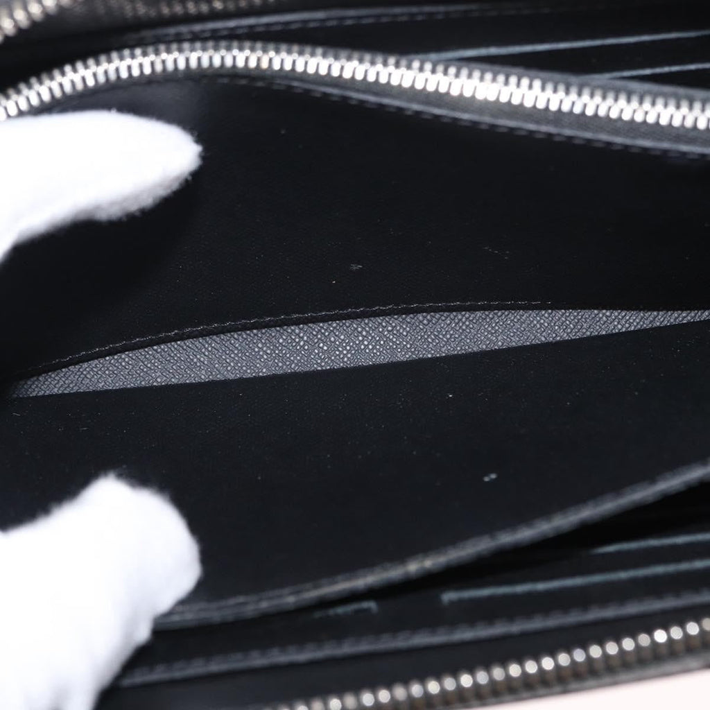 Louis Vuitton Zippy Xl Taiga Leather Black Leather Wallets Accessory