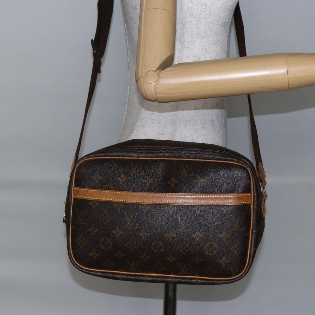Louis Vuitton Reporter Bag Monogram Canvas Brown Canvas Bag