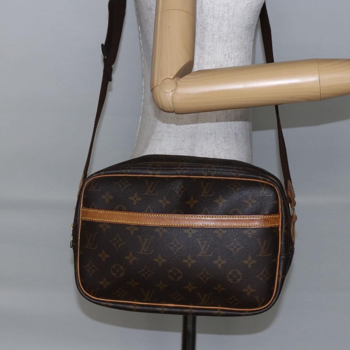 Louis Vuitton Reporter Bag Monogram Canvas Brown Canvas Bag