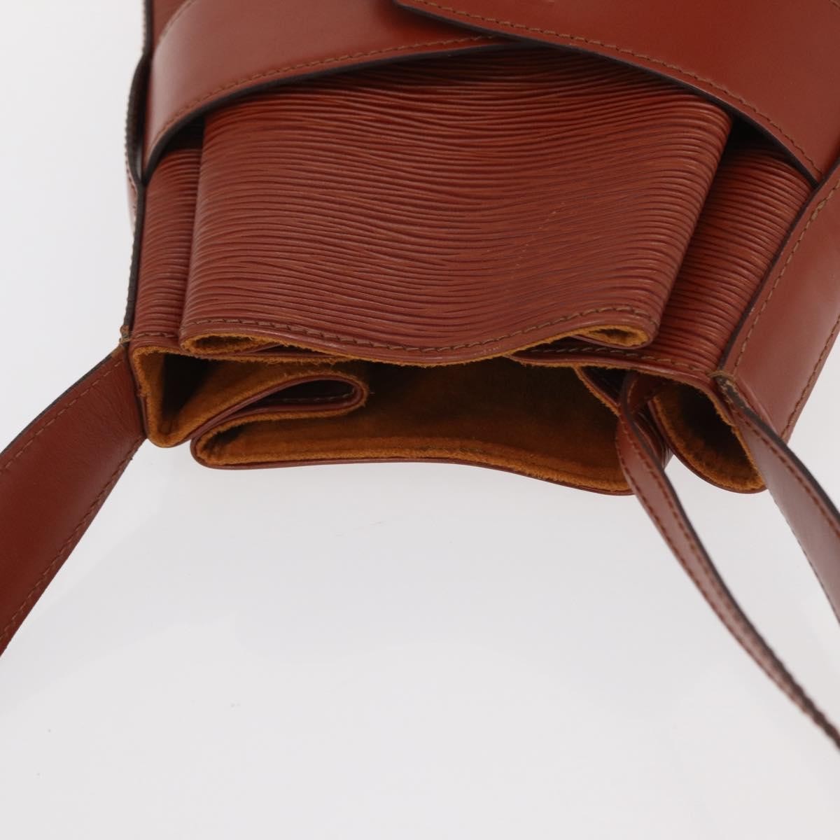 Louis Vuitton Vintage Sac D'epaule Handbag Epi Leather Brown Leather Shoulder Bag