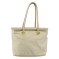 Celine Handbag Nylon Beige Nylon Handbag