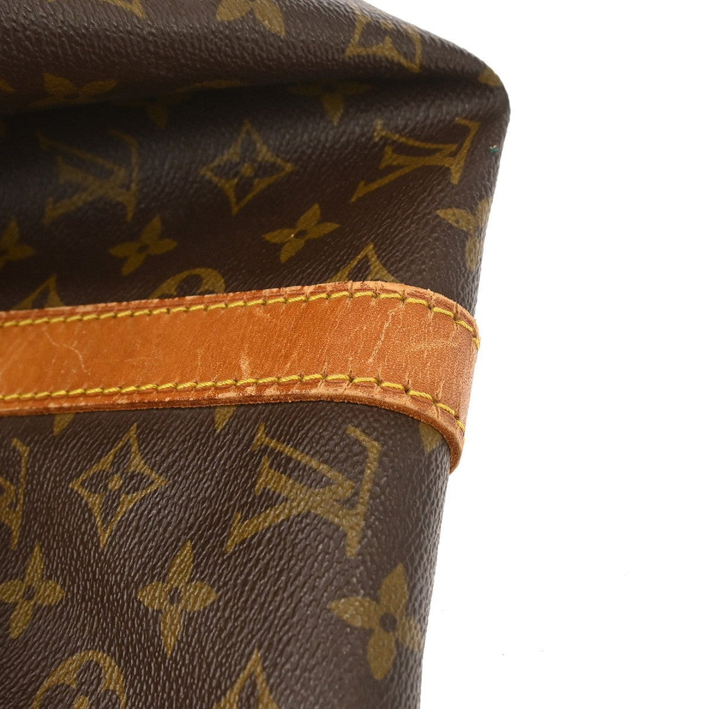 Louis Vuitton Keepall Bandouliere Bag Monogram Canvas Brown Canvas Travel Bag