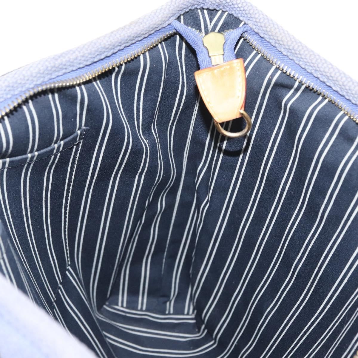 Louis Vuitton Antigua Tote Canvas Blue Canvas Tote Bag