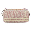 Christian Dior Vintage Crossbody Bag Diorissimo Canvas Pink Canvas Shoulder Bag Bag (Pre-Owned)