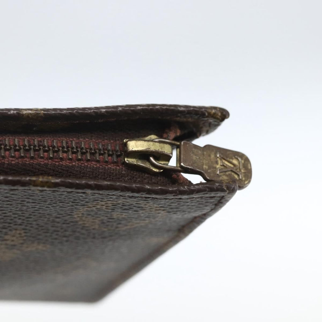 Louis Vuitton Toiletry Pouch Monogram Canvas Brown Canvas Clutche & Pouche Bag