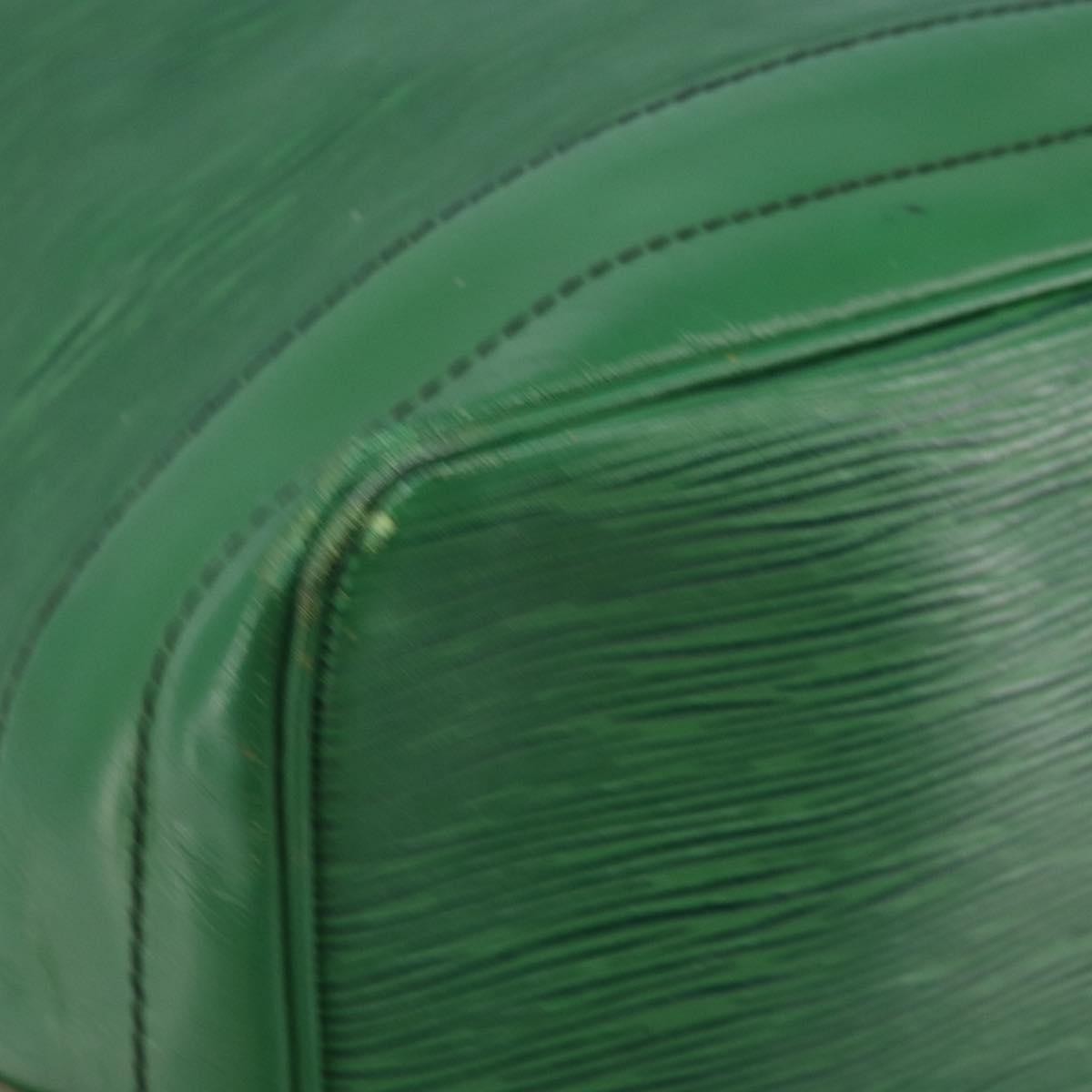 Louis Vuitton Noe Shoulder Bag Leather Green Leather Shoulder Bag
