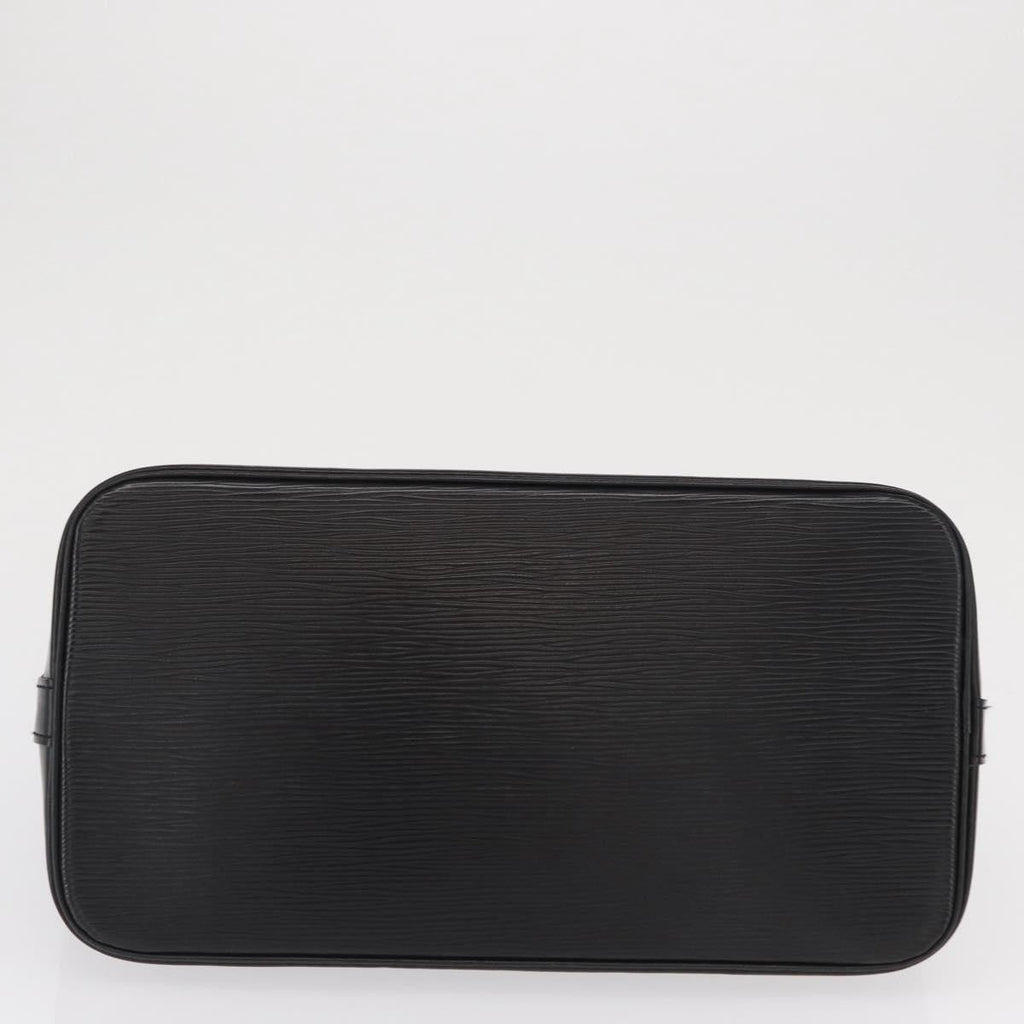 Louis Vuitton Alma Handbag Epi Leather Black Leather Handbag