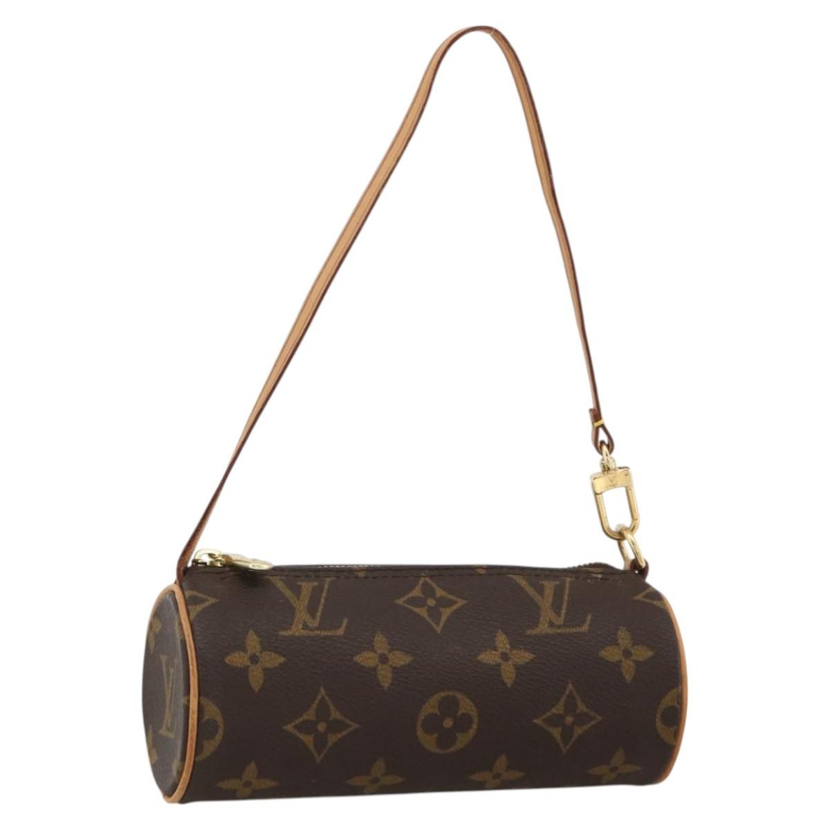 Louis Vuitton Papillon Pochette Monogram Canvas Brown Canvas Clutche & Pouche Bag