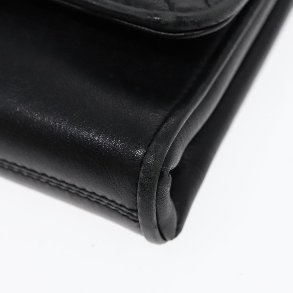 Celine Vintage Shoulder Bag Leather Black Leather Shoulder Bag Bag