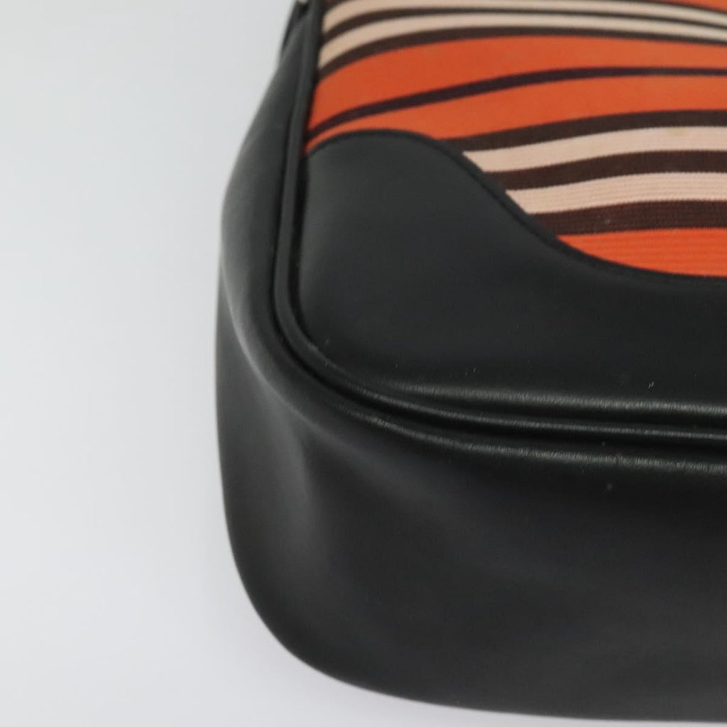 Burberry Blue Label Shoulder Bag Canvas Orange Canvas Shoulder Bag