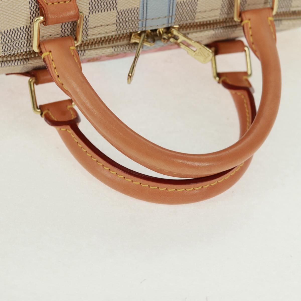 Louis Vuitton Speedy Bandouliere Bag Limited Edition Summer Trunks Monogram Canvas Multicolour Canvas Handbag