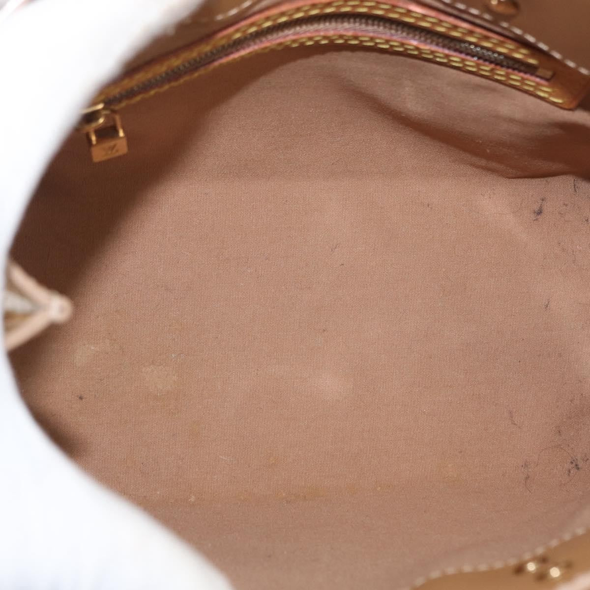 Louis Vuitton Reade Handbag Monogram Vernis Brown Patent_Leather Tote Bag