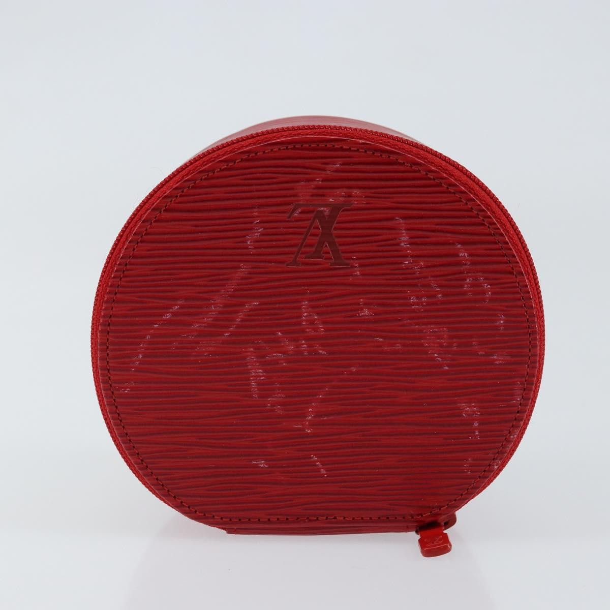 Louis Vuitton Ecrin Bijoux Pouch Epi Leather Red Leather Jewelry Set Jewelry