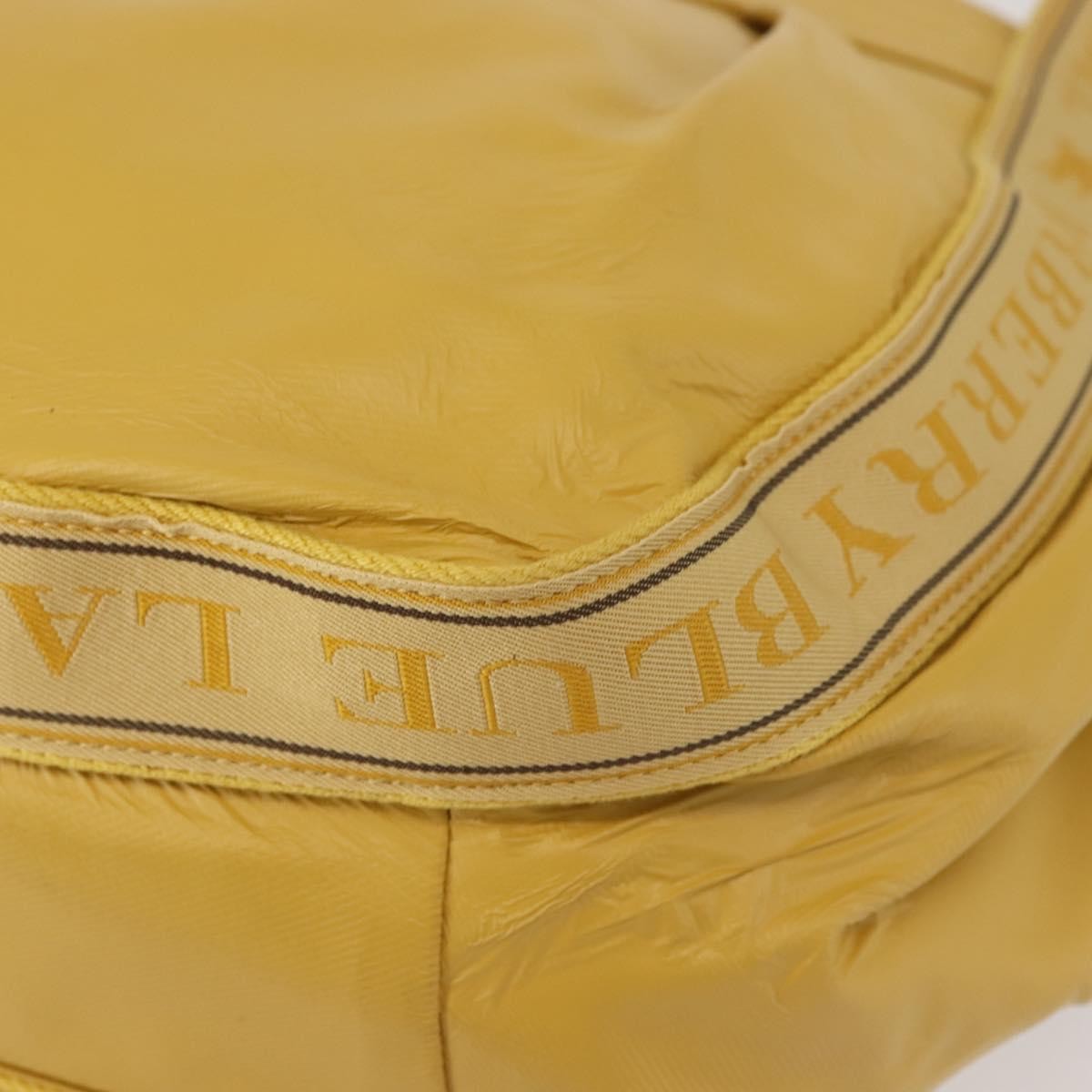 Burberry Blue Label Tote Bag Leather Yellow Leather Tote Bag
