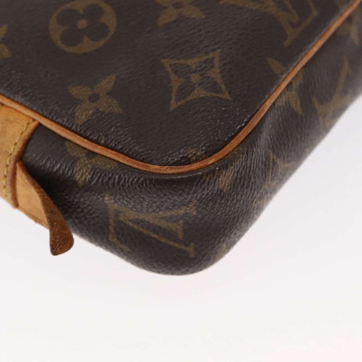 Louis Vuitton Pochette Marly Bandouliere Bag Monogram Canvas Brown Canvas Clutche & Pouche Bag