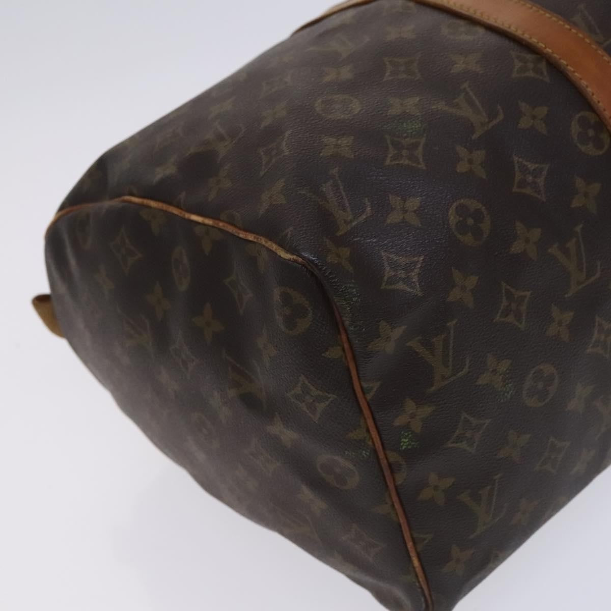 Louis Vuitton Keepall Bag Monogram Canvas Brown Canvas Travel Bag