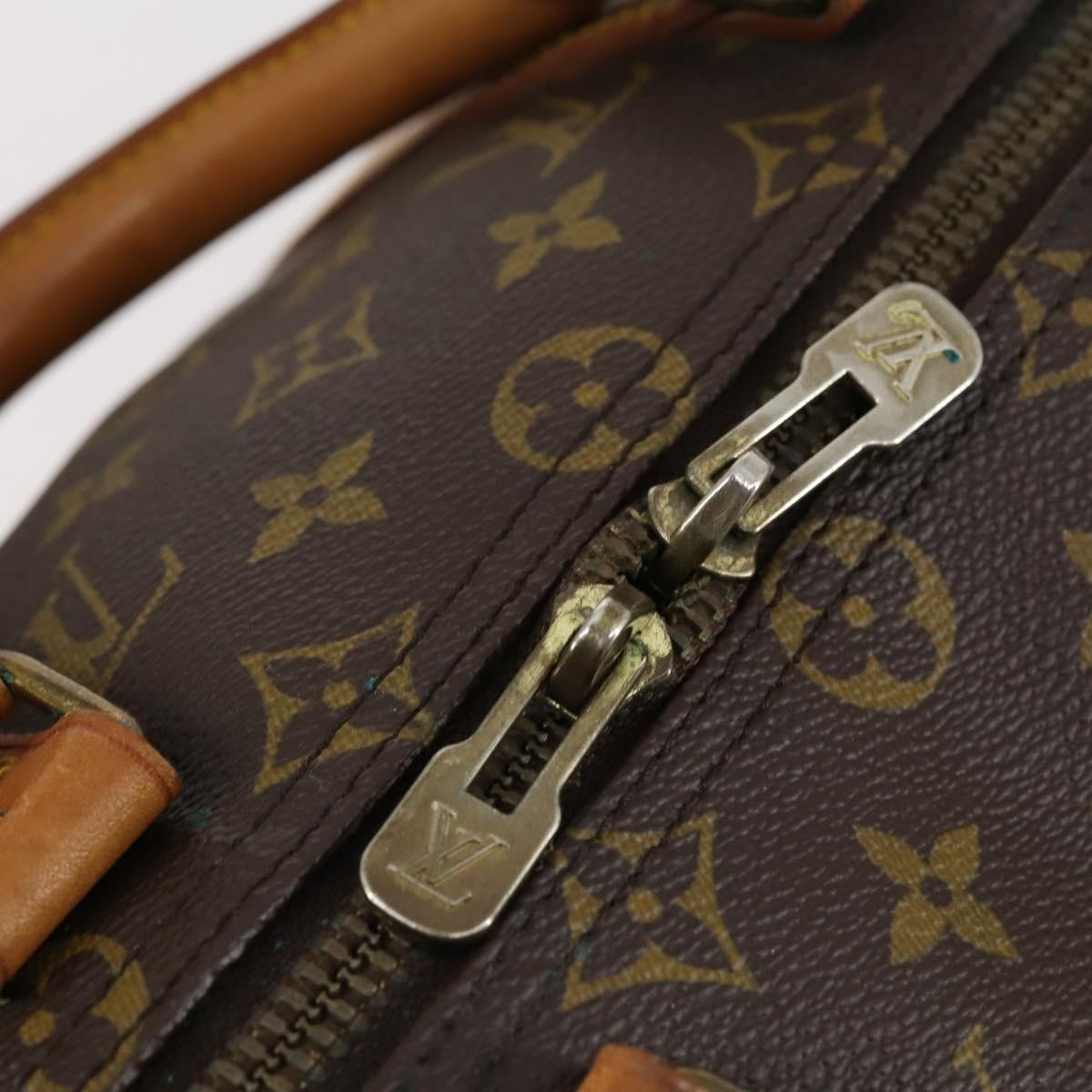 Louis Vuitton Keepall Bag Monogram Canvas Brown Canvas Travel Bag
