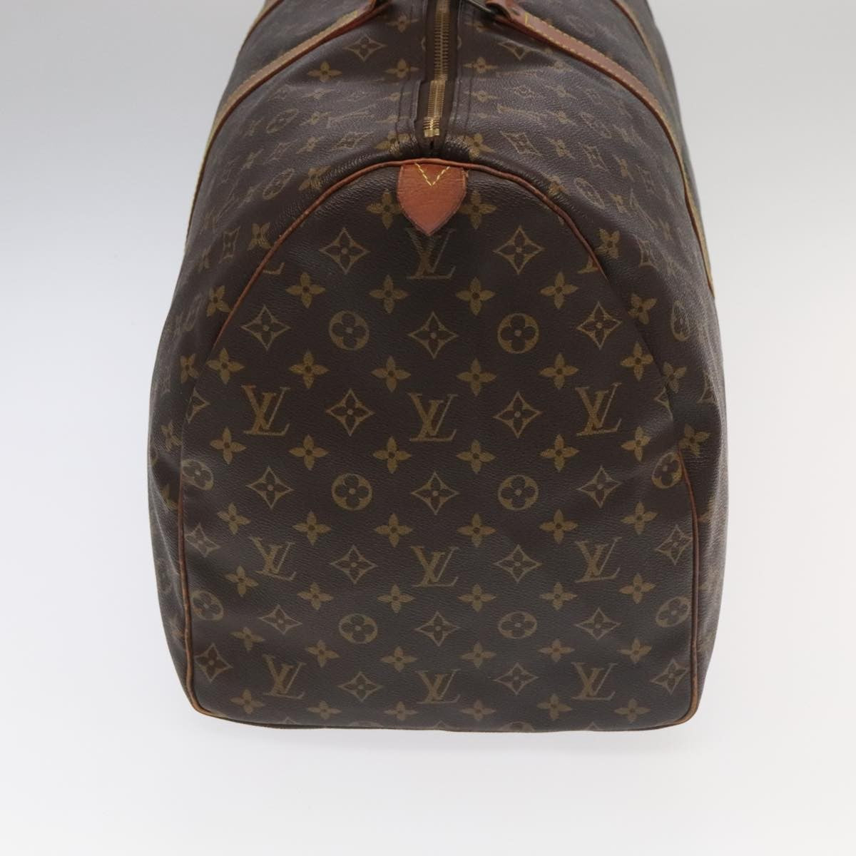 Louis Vuitton Keepall Bag Monogram Canvas Brown Canvas Travel Bag