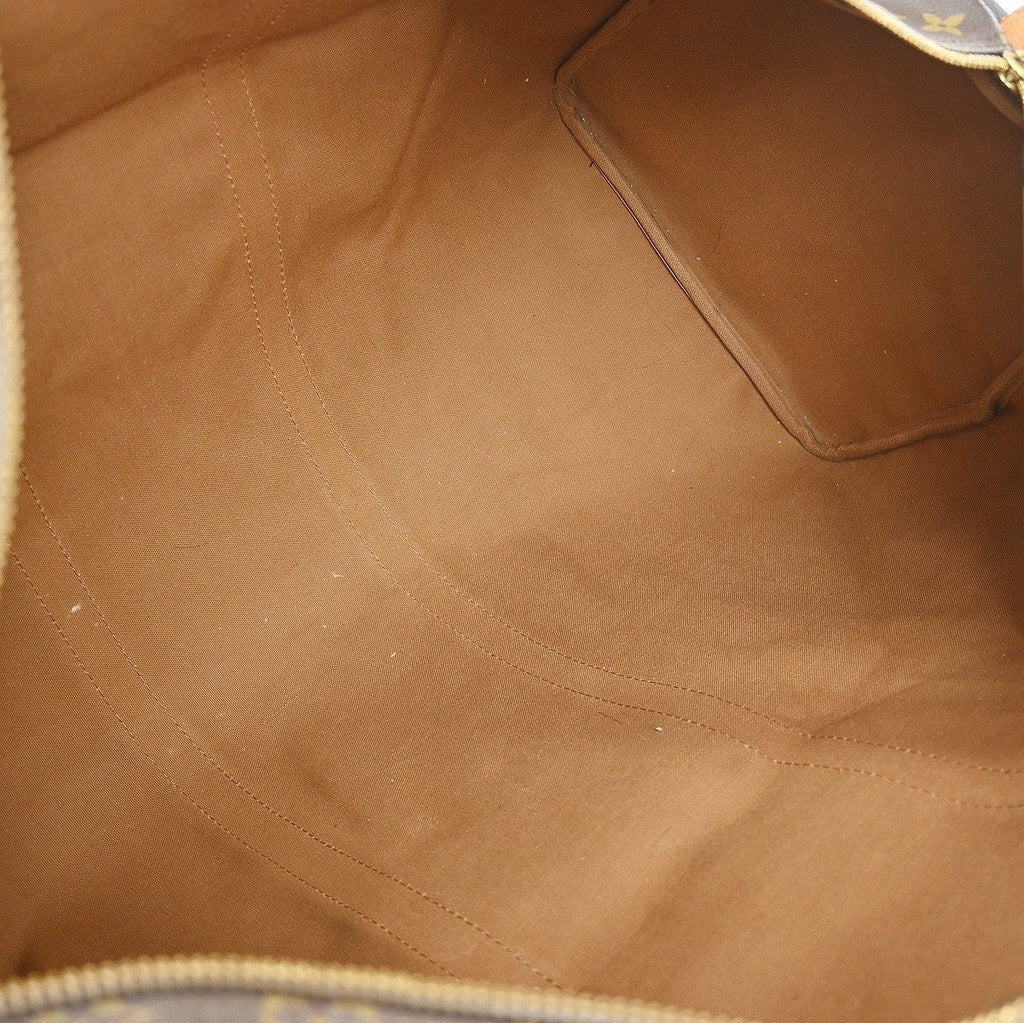 Louis Vuitton Keepall Bag Monogram Canvas Brown Canvas Travel Bag