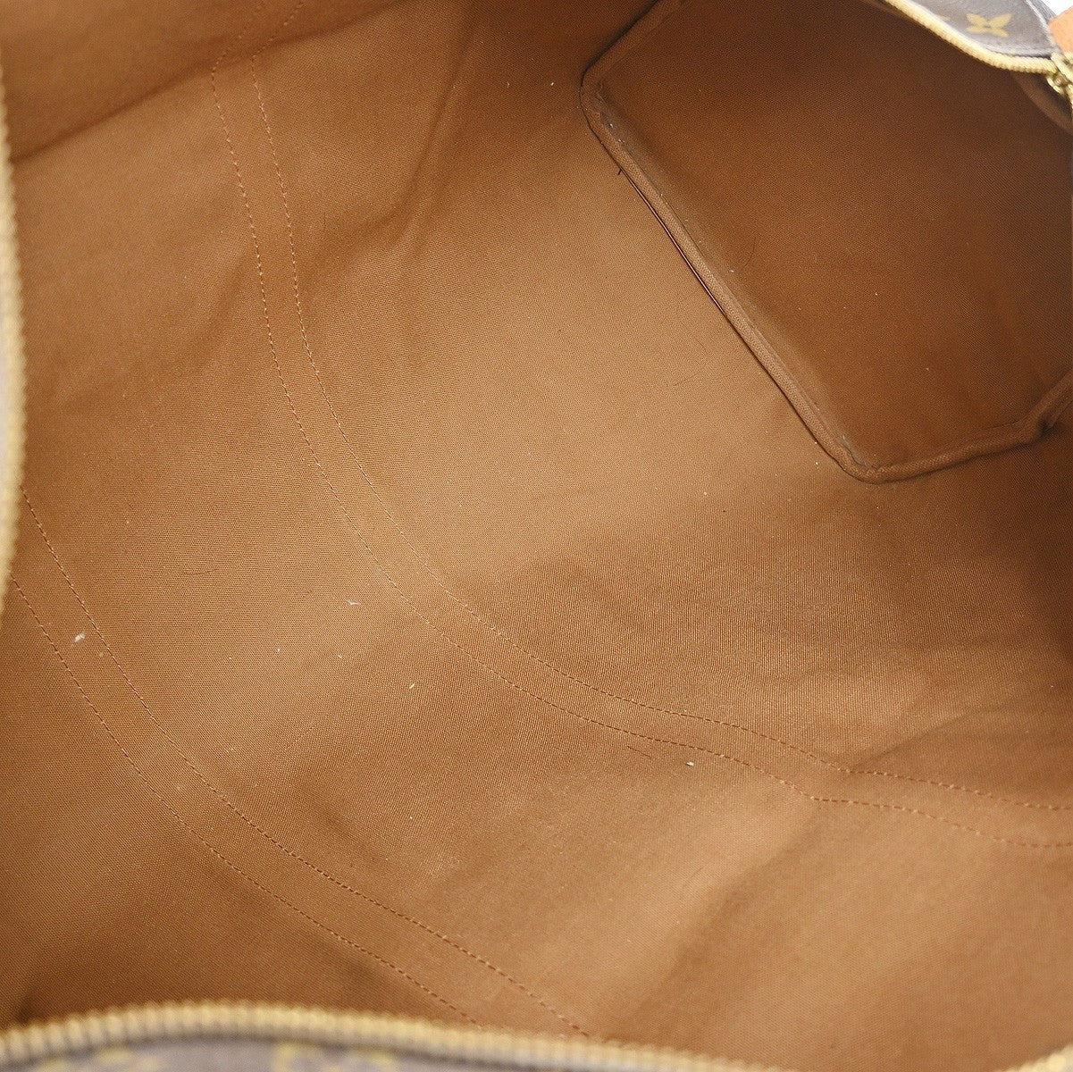 Louis Vuitton Keepall Bag Monogram Canvas Brown Canvas Travel Bag