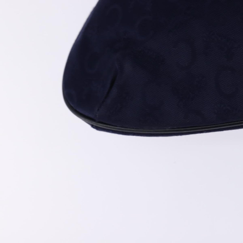 Celine C Sulky Handbag Canvas Navy Canvas Handbag