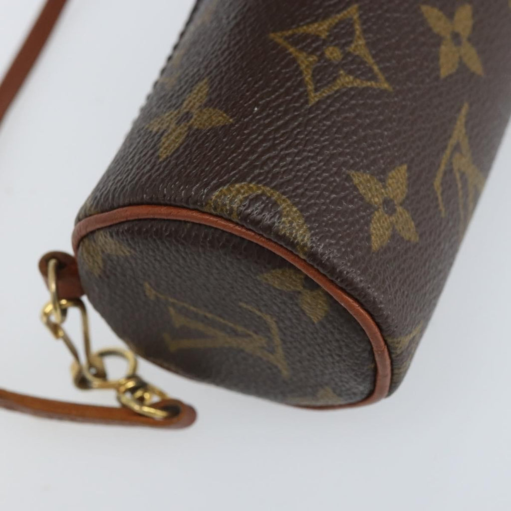 Louis Vuitton Papillon Pochette Monogram Canvas Brown Canvas Clutche & Pouche Bag