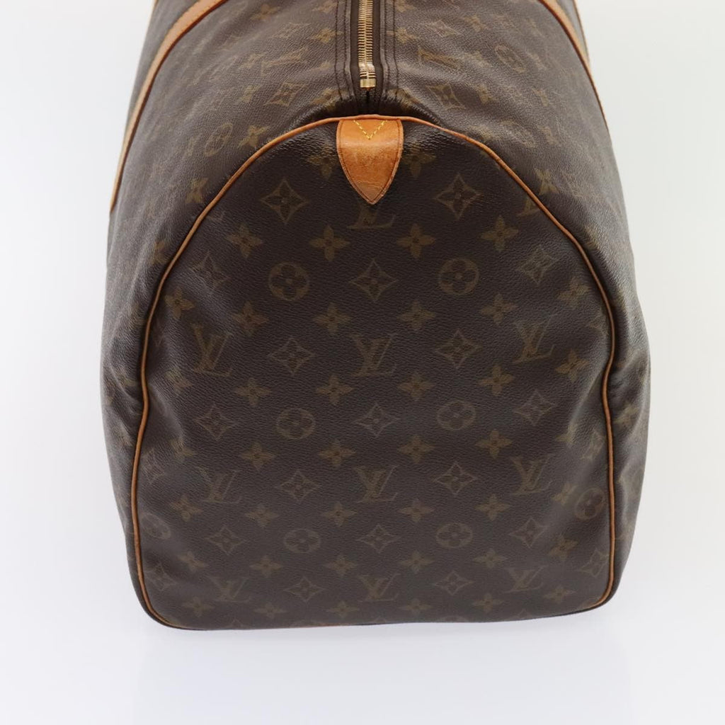 Louis Vuitton Keepall Bag Monogram Canvas Brown Canvas Travel Bag