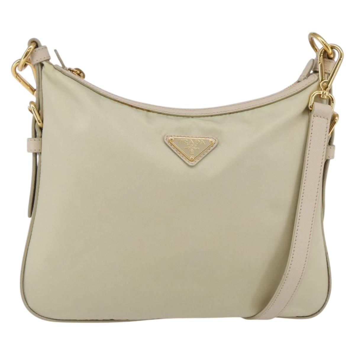 Prada Re-Edition 2005 Shoulder Bag Tessuto Beige Nylon Shoulder Bag Bag