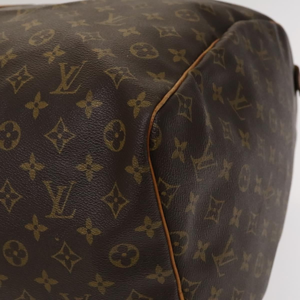 Louis Vuitton Keepall Bag Monogram Canvas Brown Canvas Travel Bag
