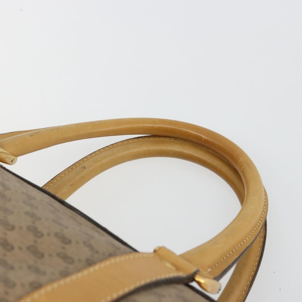 Gucci Vintage Travel Bag Gg Canvas Beige Pvc Travel Bag Bag (Pre-Owned)